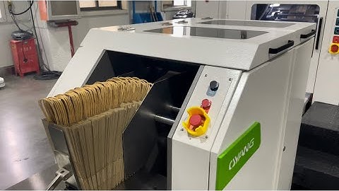 Daily Production 200,000pcs+ 250pcs/min A220 Twisted Handle Single/Double Cup Paper Bag Machine