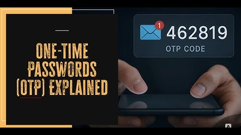 What are One-Time Passwords (OTPs)? Where they