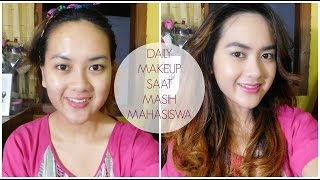 TUTORIAL DAILY MAKEUP SAAT MASIH MAHASISWA | CAMPUS / SCHOOL MAKEUP NYA RATU | MAKEUP RINGAN JERAWAT