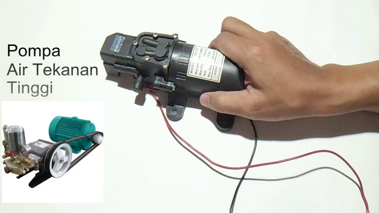 Cara Kerja Pompa Air Mini Tekanan Tinggi Otomatis - YouTube