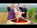 Cooking A Whole Lamb and Preparing A Traditional Dish for Our Family!