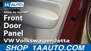 How To Remove Front Door Panel 00-05 VW Jetta