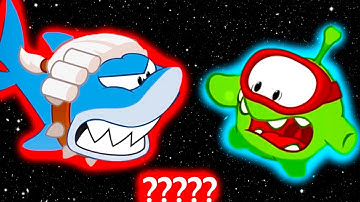 Shark Vs Om Nom "Bite!" "Swiming!"  Sound Variations in 1 Minutes