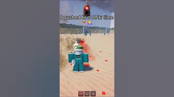 pushed bro ONE time 😭#squidgame #foryou #inkgames #funny #roblox