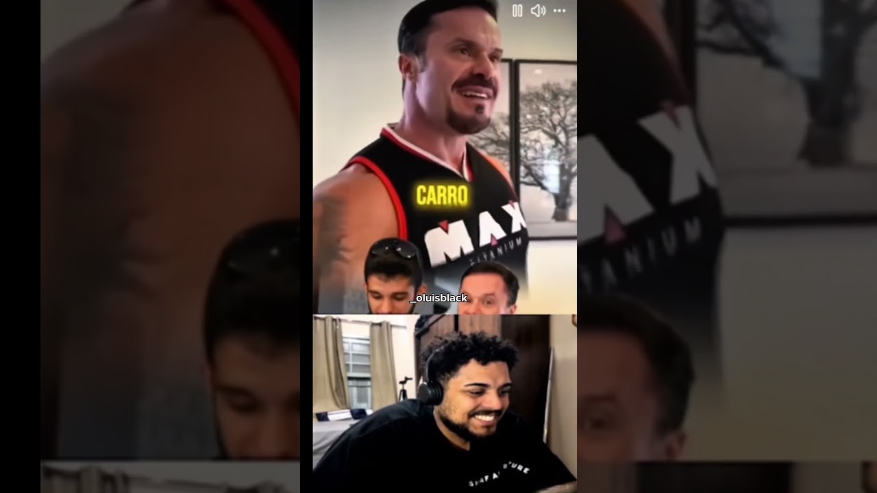 Imitando o Renato Cariani NA CASA do Renato Cariani! 😂 Quer rir? Então deixa o like e comenta!