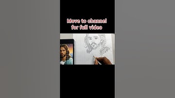Jesus Christ drawing with grid method.  Easy way to draw. full explanation in telugu. # viral video