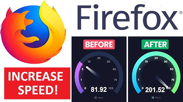 Hoe u met eenvoudige instellingen een hogere internetsnelheid in de Firefox-browser krijgt | Fire...