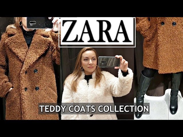 ZARA TEDDY BEAR COATS & JACKETS COLLECTION/TRY ON WINTER 2019 OUTWEAR  COLLECTION - YouTube