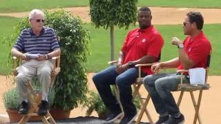 Ken Griffey Jr & Mike Piazza at the Legends Round table Q&A in Cooperstown 7/25/16 video 1/4