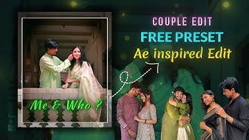 Kalank Title Track Edit XML | Couple Edit | Romantic Edit | Ae Inspired Alight motion Preset + XML