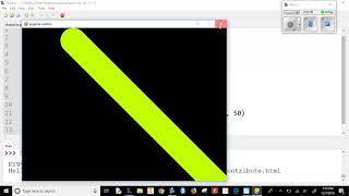pygame video 6 Moving an Object