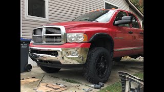 how to install a 4th gen ram bumper on a 3rd gen                         #Ram #Bumper #Diesel