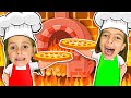 Viramos donas de uma pizzaria maluca (papa´s pizzeria) | Jéssica Godar, Laurinha E Helena E Gabriel