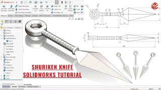 Shuriken Knife in SolidWorks – 3D Modeling Tutorial
