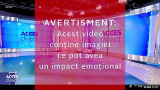 Mirela Vaida, atacată în direct cu un bolovan, în platoul Acces Direct