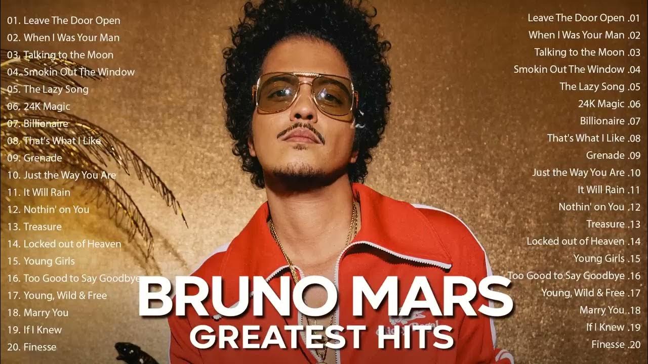 Bruno Mars Greatest Hit Bruno Mars Full Album Bruno Mars Playlist 2023 YouTube