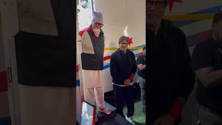 Amitabh Bachchan With Amitabh Shashikant Pedwal