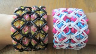Rainbow Loom- DuoAna Bracelet (Original Design)
