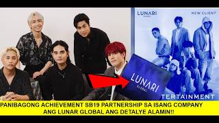 PANIBAGONG ACHIEVEMENT SB19 PARTNERSHIP SA ISANG COMPANYANG LUNAR GLOBAL ANG DETALYE ALAMIN!!