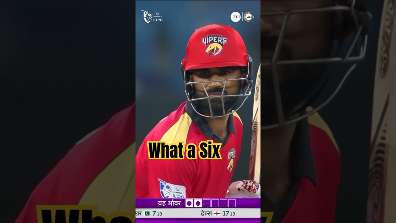 Towering Sixer to afghani bowler. 