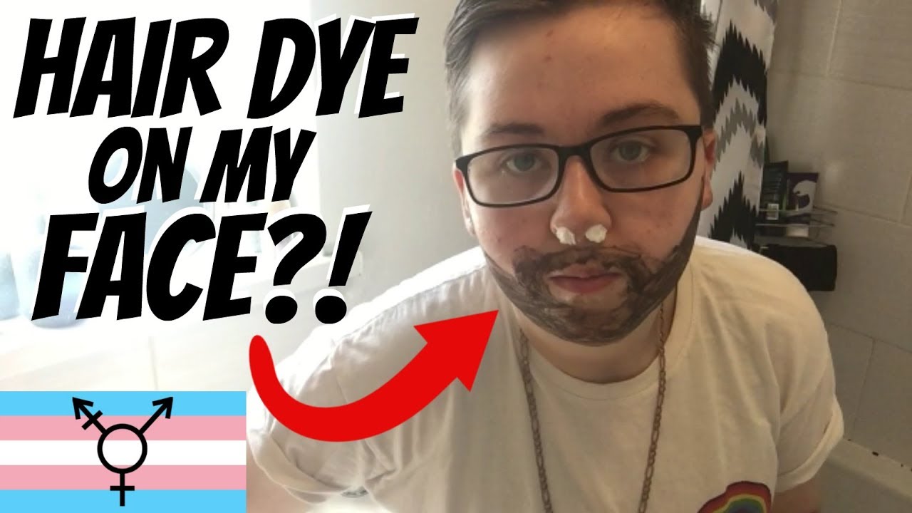 DYEING MY PRET FACIAL HAIR! [CC] YouTube