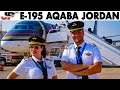 Piloting embraer 195 out of aqaba jordan  cockpit views