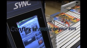 Conflex SYNC high speed side sealer running albums