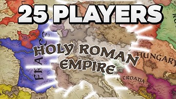 25 PLAYERS Simulate The HOLY ROMAN EMPIRE in CK3