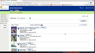 Library Catalog   Resources Lists