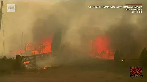 Canada wildfires  Lytton in British Columbia devastated a day after temperatures topped 121 degrees