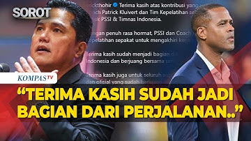 Kluivert Dipecat PSSI, Erick Thohir Ucapkan Terima Kasih: 12 Bulan untuk PSSI & Timnas Indonesia