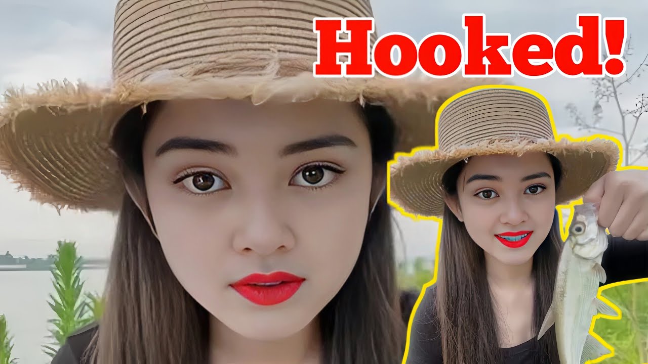 Solo Girl Fishing & Cooking in Village Lake | Wheel Net Catch & Taste Test!