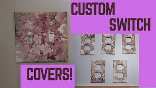 DIY Updating Switch Plate Covers and Outlet Covers