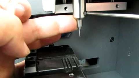 Self-test data of Korea MIRACLE-A7 Key Cutting Machine