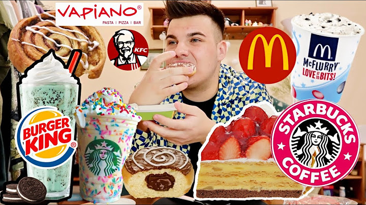 😍MEGKÓSTOLTAM NÉPSZERŰ GYORSÉTTERMEK DESSZERT OPCIÓIT!🍭