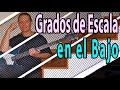 Los Grados Musicales explicados con el Bajo