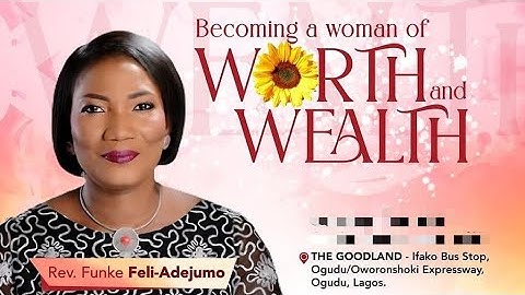 RADIATE | Becoming a Woman of Worth and Wealth | Funke Felix-Adejumo