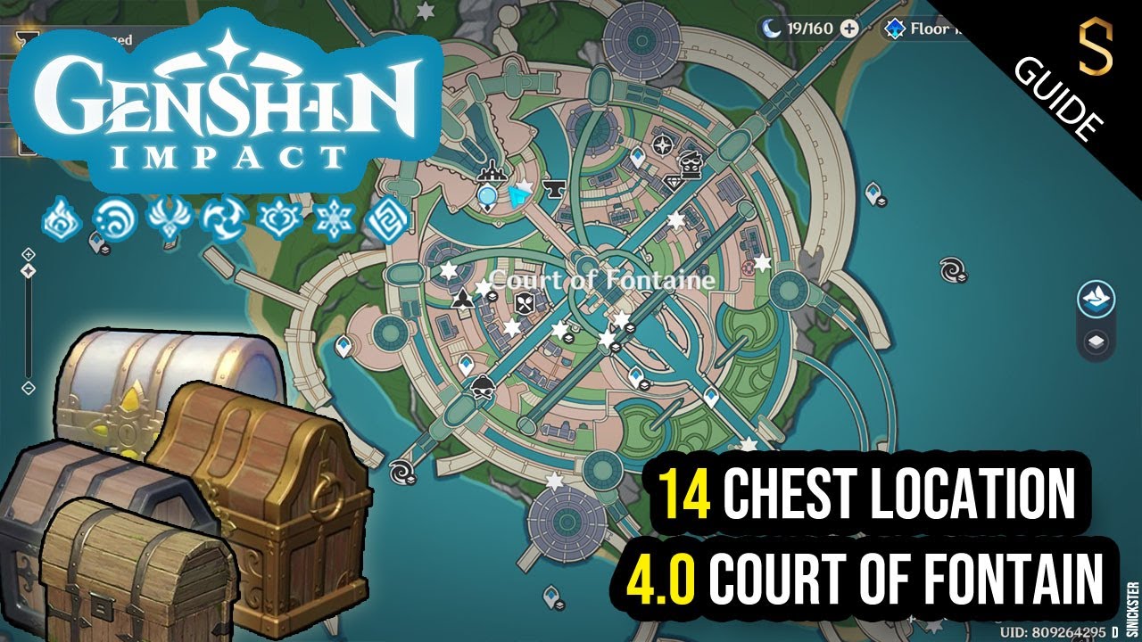 14 COURT OF FONTAINE HIDDEN CHEST YOU'VE MIGHT MISS 4.0 GENSHIN IMPACT !!