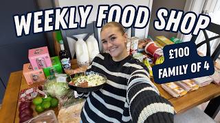 £100 Food Shop for Family of 4 in UK