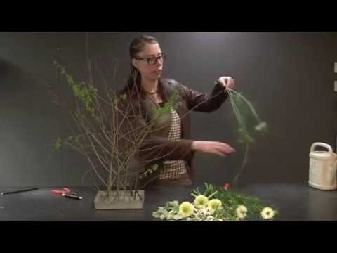 Bloemschikken met takken uit de tuin floralist en groei & bloei ... Youtube bloemschikken herfst