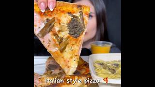 PIZZA + CREAMY PASTA NOODLES | ASMR MUKBANG | EATING SOUNDS #asmr #mukbang #asmreating