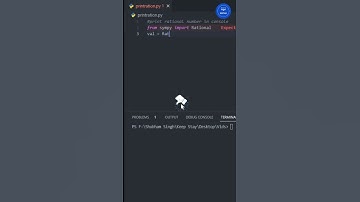 print rational number in console using python #shorts #short