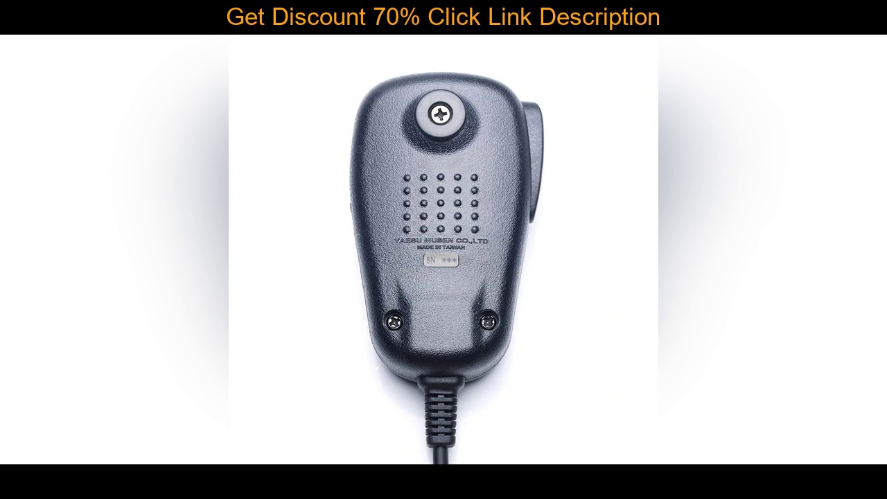 Review DTMF Speaker For YAESU MH-48 MH-48A6J DTMF Speaker Microphone for FT-8800R FT-8900R FT-7900R