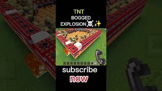 Minecraft Bogged TNT☠️✨ Explosion#minecraft#minecraftshorts#explosion#gaming #AskageGaming #tnt