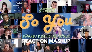 ATEEZ (에이티즈) - 'So You' Jongho Immortal Songs REACTION MASHUP