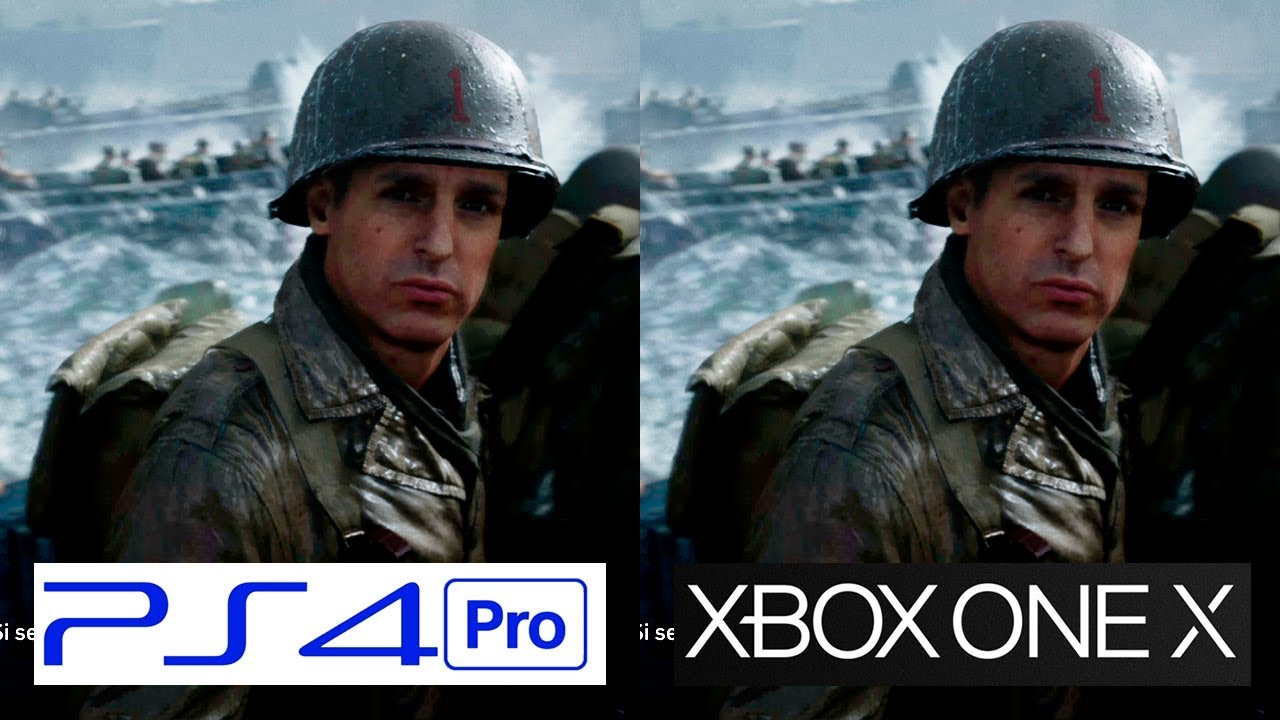 Call of Duty: WW2 On Xbox One X Features 476% Increase In Peak Resolution  Over The Xbox One