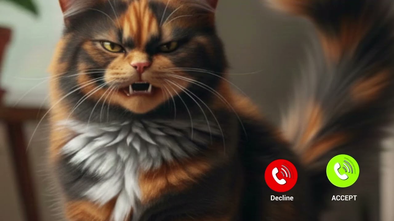 Angry Cat is Calling 😡