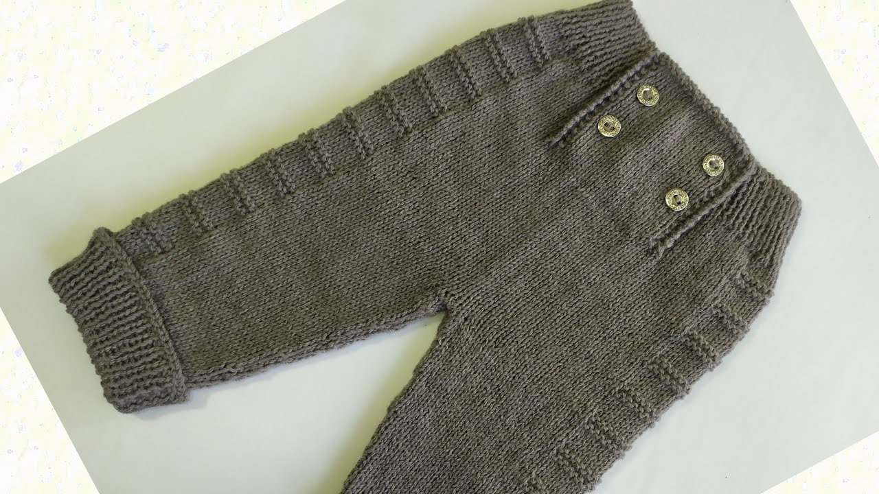 PANTALONES RN EN DOS AGUJAS LITTLE BOY