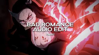 bad romance ( sped up ) - lady gaga [edit audio]