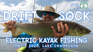 Episode 43: Drift Sock Jigging for Lake Trout in Electric Kayak on Lake Champlain!